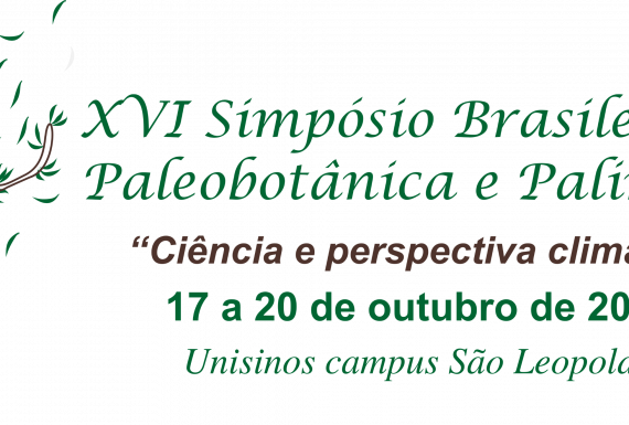 Inscrições abertas para o XVI Simpósio Brasileiro de Paleobotânica e Palinologia: Ciência e Perspectiva Climática 